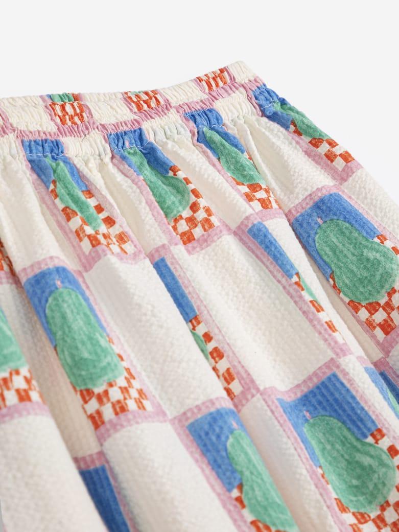 Bobo Choses Simple Pear Pattern Evasé Skirt Rock Damen bunt